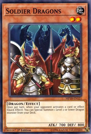 Soldier Dragons (MP18-EN121) - 2018 Mega-Tins Mega Pack 1st Edition