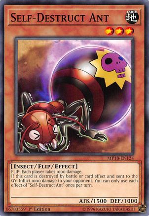 Self-Destruct Ant (MP18-EN124) - 2018 Mega-Tins Mega Pack 1st Edition