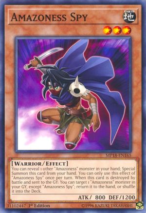 Amazoness Spy - MP18-EN165 - 2018 Mega-Tins Mega Pack 1st Edition