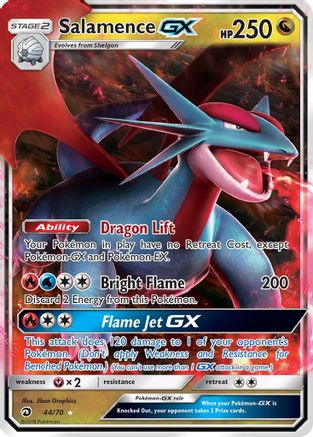 Salamence-GX 44/70 - Dragon Majesty Holofoil