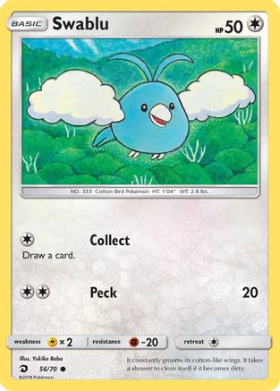 Swablu (56) 56/70 - Dragon Majesty