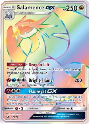 Salamence-GX 73/70 - Dragon Majesty Holofoil