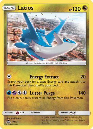Latios - SM136 SM136/248 - SM Promos Holofoil