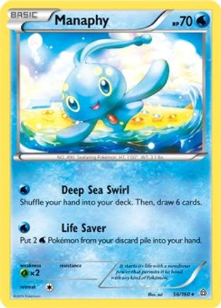 Manaphy - 56/160 (Battle Arena Deck Exclusive) 56 - Deck Exclusives