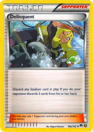 Delinquent - 98a/122 98a/122 - Alternate Art Promos Holofoil