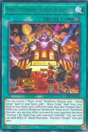 Abyss Playhouse - Fantastic Theater (LED3-EN048) - Legendary Duelists: White Dragon Abyss 1st Edition