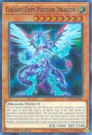 Galaxy-Eyes Photon Dragon (LED3-EN039) - Legendary Duelists: White Dragon Abyss 1st Edition