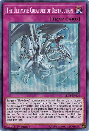 The Ultimate Creature of Destruction (LED3-EN005) - Legendary Duelists: White Dragon Abyss 1st Edition