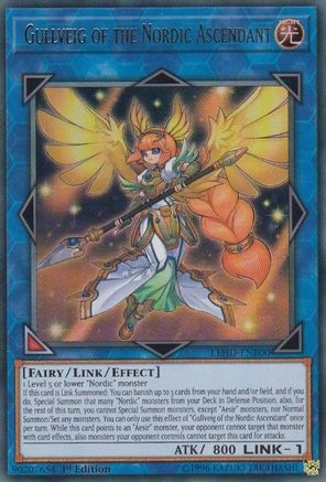 Gullveig of the Nordic Ascendant (LEHD-ENB00) - Legendary Hero Decks 1st Edition