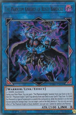 The Phantom Knights of Rusty Bardiche (LEHD-ENC00) - Legendary Hero Decks 1st Edition