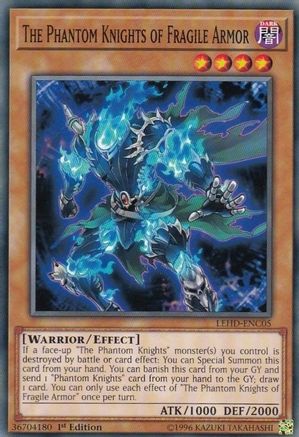 The Phantom Knights of Fragile Armor (LEHD-ENC05) - Legendary Hero Decks 1st Edition