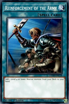 Reinforcement of the Army (LEHD-ENC18) - Legendary Hero Decks 1st Edition