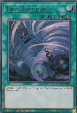 Twin Twisters (LEHD-ENC20) - Legendary Hero Decks 1st Edition