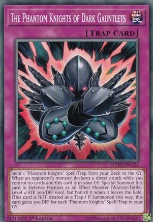 The Phantom Knights of Dark Gauntlets (LEHD-ENC26) - Legendary Hero Decks 1st Edition