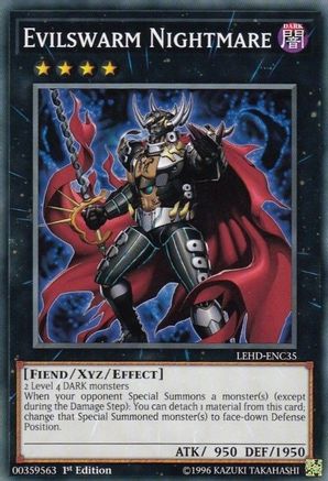 Evilswarm Nightmare (LEHD-ENC35) - Legendary Hero Decks 1st Edition