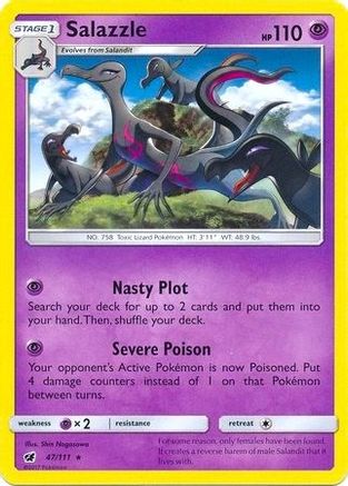 Salazzle - 47/111 (SM Crimson Invasion) 47 - Deck Exclusives