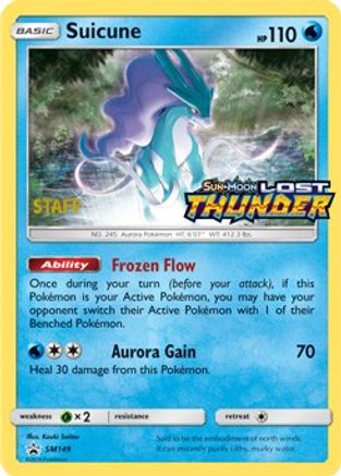 Suicune - SM149 (Prerelease) [Staff] SM149 - SM Promos Holofoil