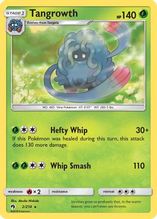 Tangrowth 2/214 - Lost Thunder Reverse Holofoil