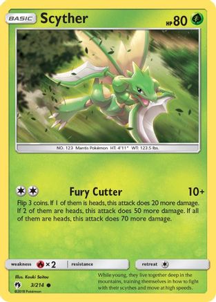 Scyther 3/214 - Lost Thunder