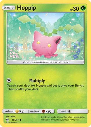 Hoppip 11/214 - Lost Thunder Reverse Holofoil