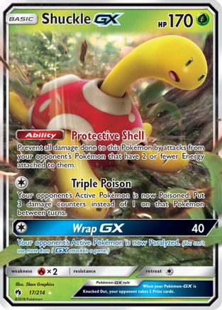 Shuckle-GX 17/214 - Lost Thunder Holofoil