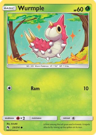 Wurmple (23) 23/214 - SM  Lost Thunder