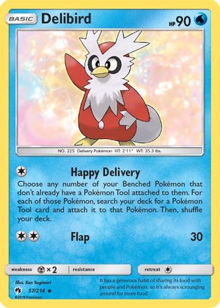 Delibird 57/214 - SM  Lost Thunder