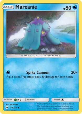 Mareanie (68) 68/214 - SM  Lost Thunder