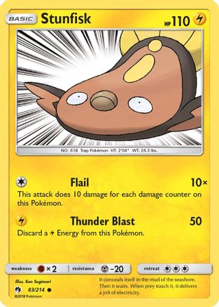 Stunfisk 83/214 - SM  Lost Thunder