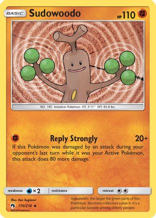 Sudowoodo 110/214 - Lost Thunder