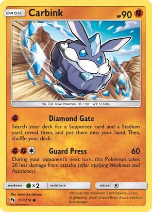 Carbink (117) 117/214 - SM  Lost Thunder