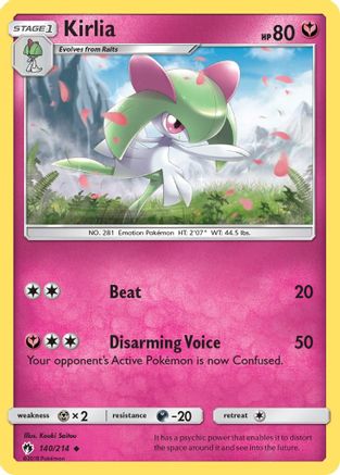 Kirlia 140/214 - Lost Thunder