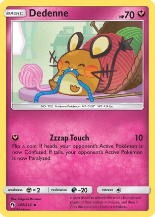 Dedenne (142) 142/214 - SM  Lost Thunder