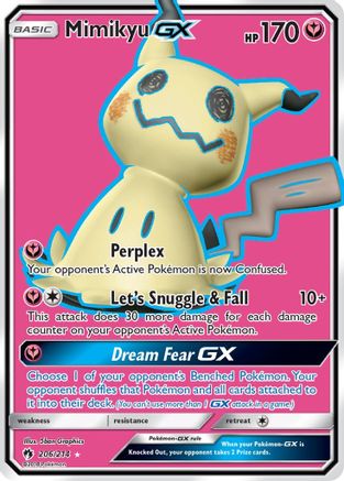 Mimikyu-GX 206/214 - Lost Thunder Holofoil