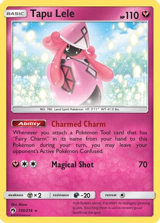 Tapu Lele 150/214 - Lost Thunder Reverse Holofoil