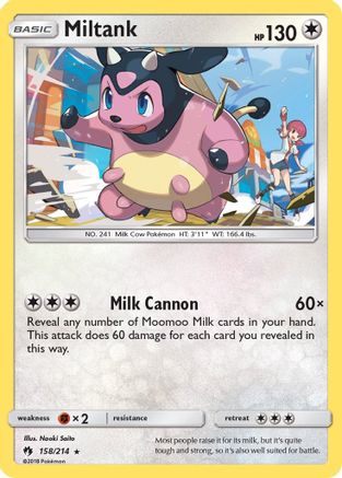 Miltank 158/214 - Lost Thunder