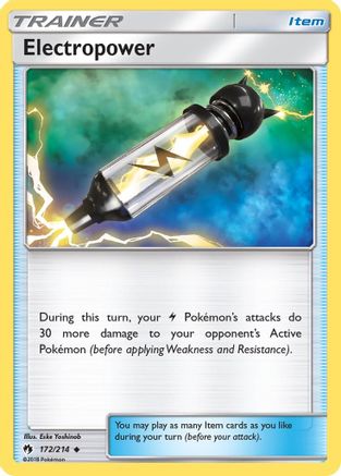 Electropower 172/214 - Lost Thunder Reverse Holofoil