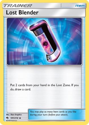 Lost Blender 181/214 - Lost Thunder Reverse Holofoil