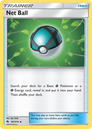 Net Ball 187/214 - SM  Lost Thunder