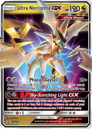 Ultra Necrozma-GX SM126/248 - SM Black Star Promos Holofoil