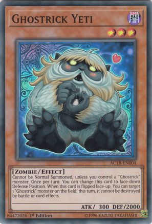 Ghostrick Yeti (AC18-EN004) - Advent Calendar 2018 1st Edition
