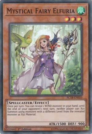 Mystical Fairy Elfuria (AC18-EN010) - Advent Calendar 2018 1st Edition