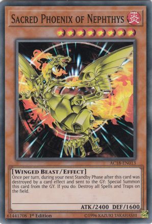 Sacred Phoenix of Nephthys (AC18-EN013) - Advent Calendar 2018 1st Edition