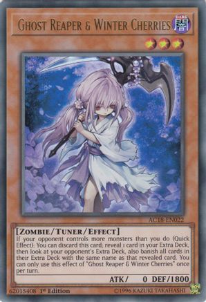 Ghost Reaper & Winter Cherries (AC18-EN022) - Advent Calendar 2018 1st Edition