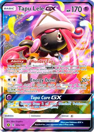 Tapu Lele-GX 60a/145 - Guardians Rising Holofoil