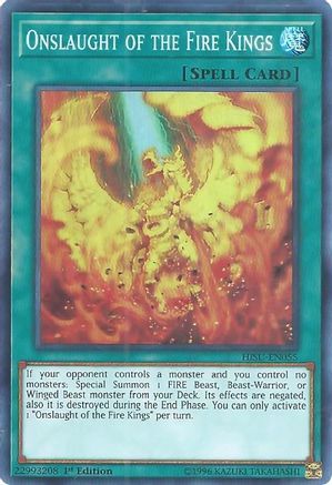 Onslaught of the Fire Kings (HISU-EN055) - Hidden Summoners 1st Edition