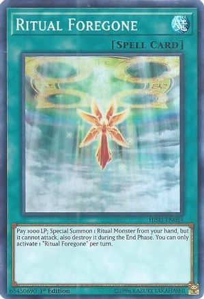 Ritual Foregone (HISU-EN054) - Hidden Summoners 1st Edition