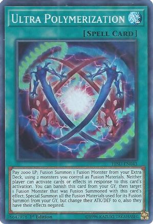 Ultra Polymerization (HISU-EN043) - Hidden Summoners 1st Edition