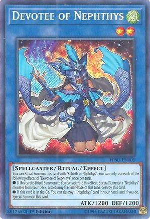 Devotee of Nephthys (HISU-EN005) - Hidden Summoners 1st Edition