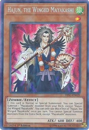 Hajun, the Winged Mayakashi (HISU-EN029) - Hidden Summoners 1st Edition